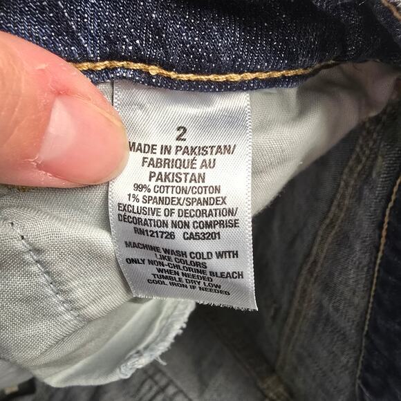 Women's Aeropostale High-Waisted Shorty Cuffed Denim Jean Shorts | Size 2 - Picture 9 of 9